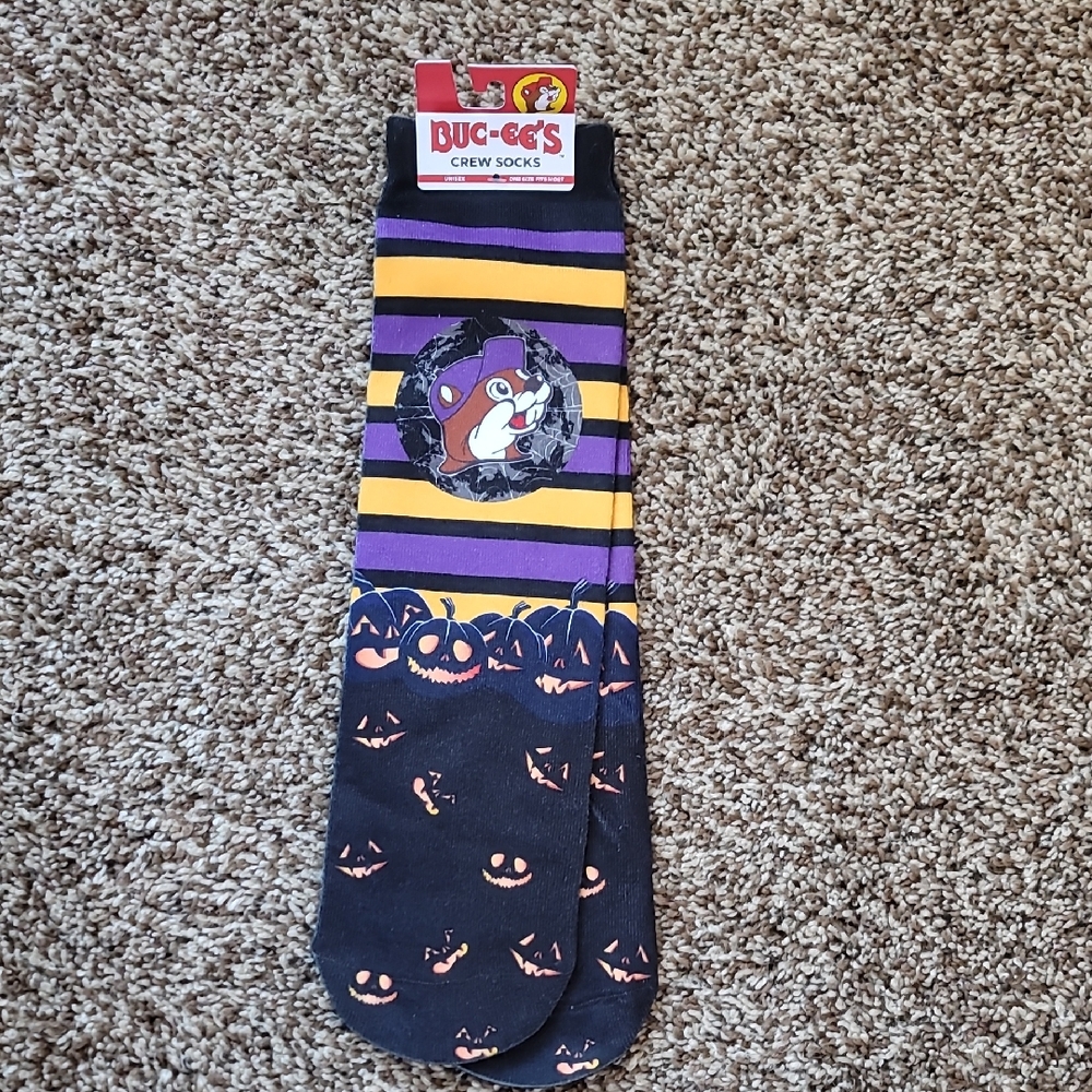 Buc-ees Halloween Crew Socks